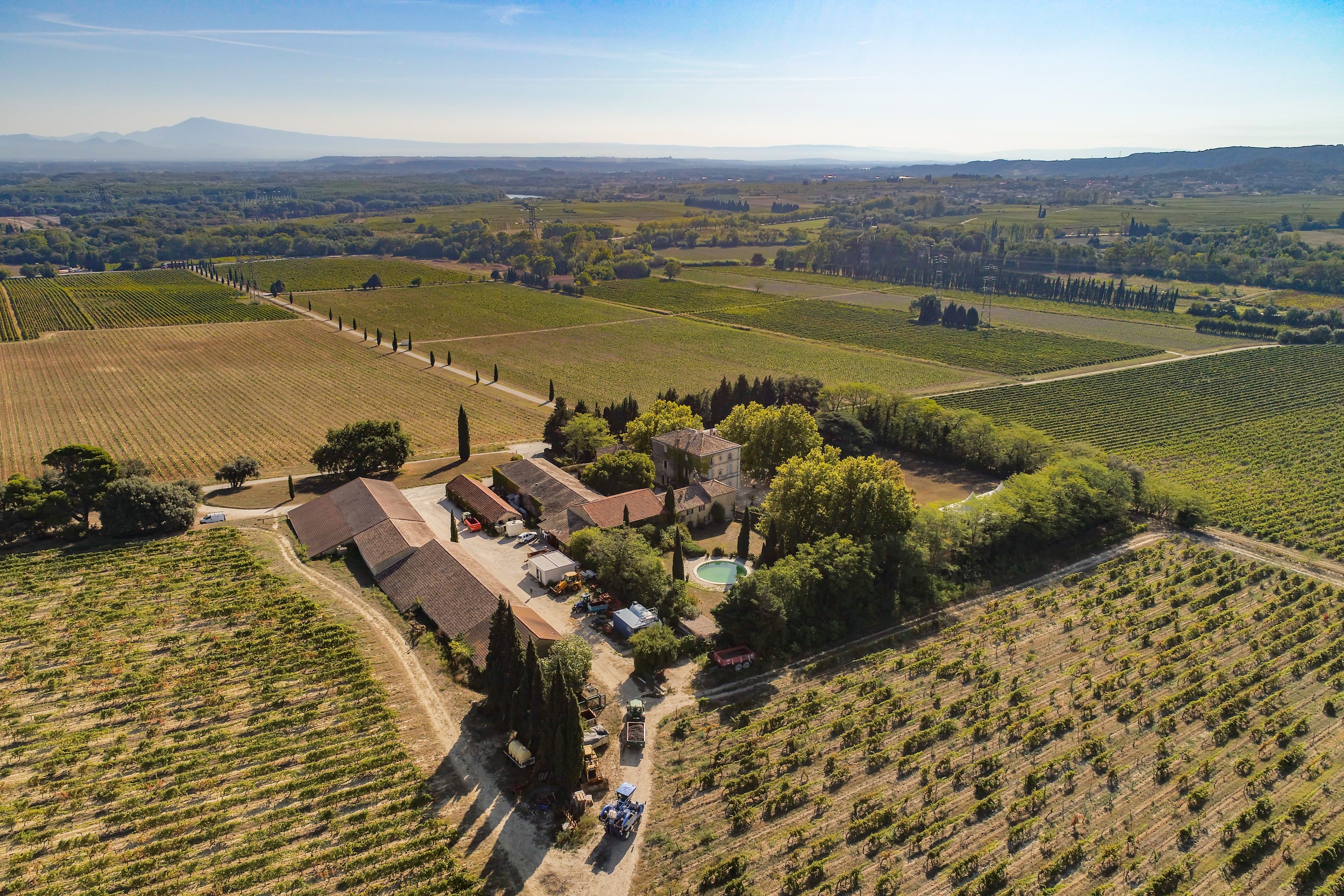 Côtes-du-Rhône wine estate