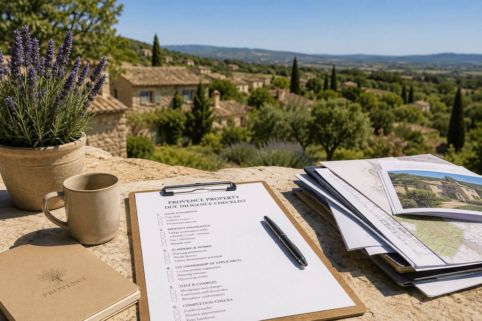 Provence property due diligence checklist before purchase